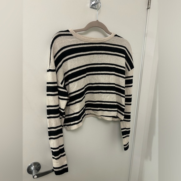 Zara striped knit summer sweater (small) - Picture 1 of 3